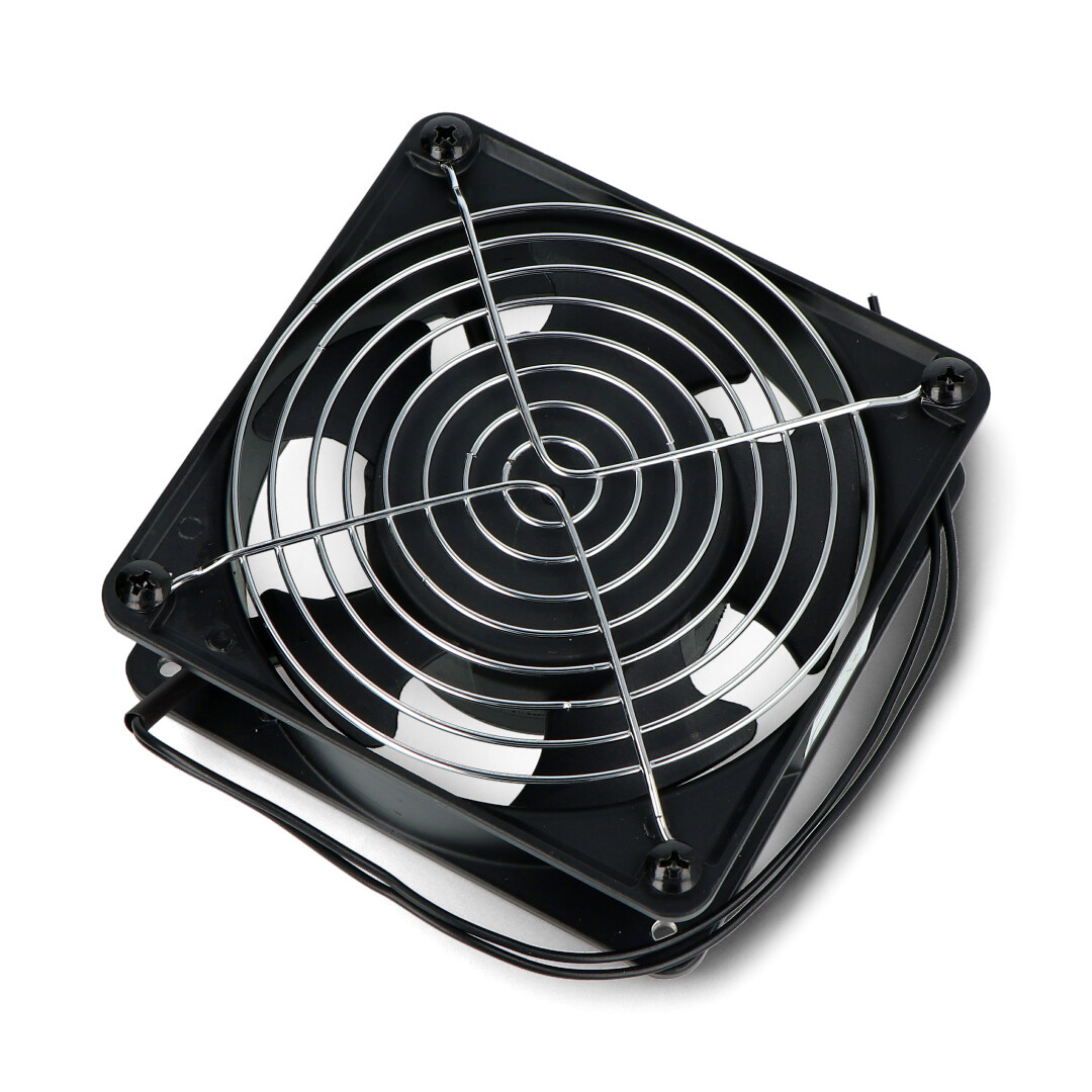 Wentylator 230V 120x120x38mm - do szaf serwerowych rack 10''/19'' - Lanberg AK-1501-B